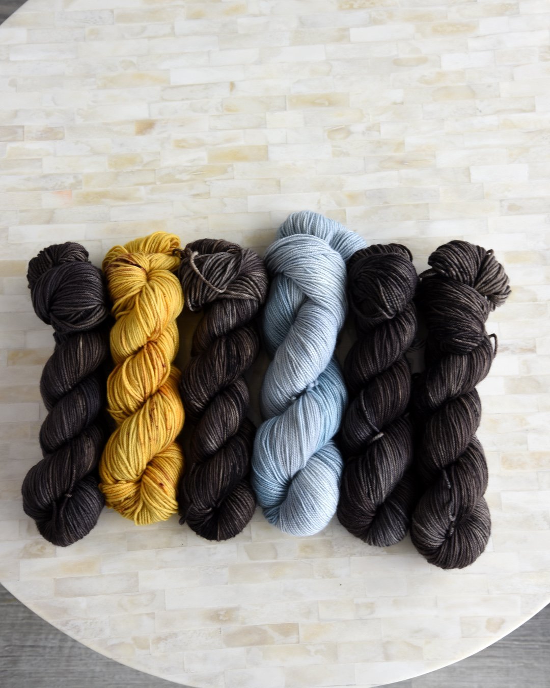 Destination Yarn Knitting Kit TECUMSEH SWEATER KIT - Shipyard