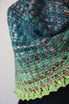 Destination Yarn Knitting Kit Yarn Friends Kit - Verdigreen Shawl