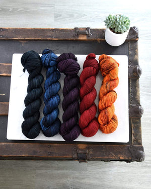 Destination Yarn Mini Skein Set Autumn Harvest Total Colorways - MINI SKEIN SET