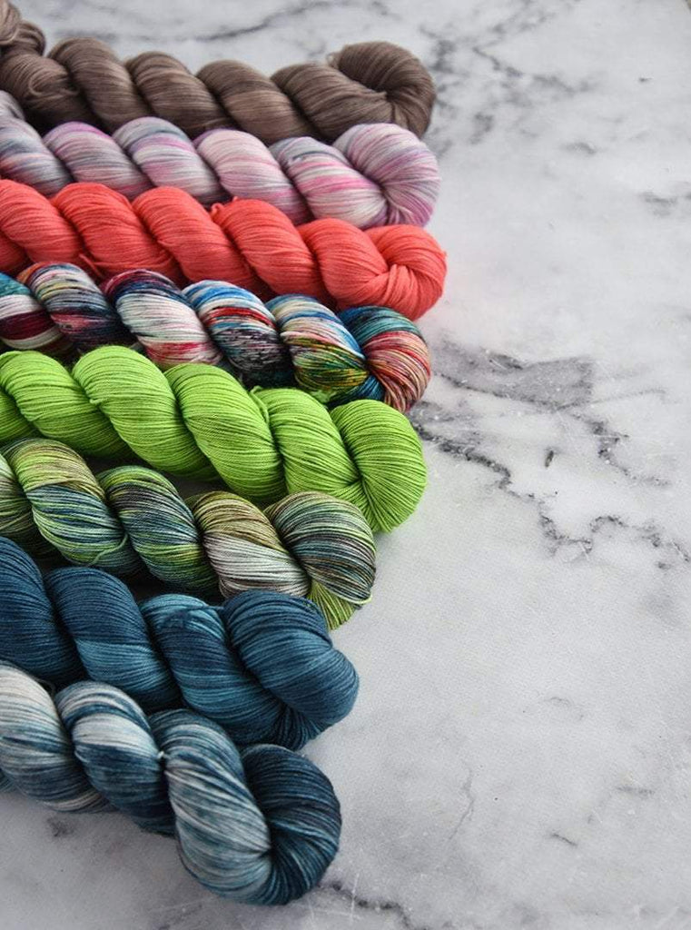 Mysteries Of The Sea Mini Skein Set-- Fingering Weight Yarn