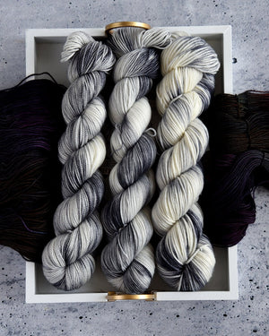 Destination Yarn Mini Skein Set Toxic Collection Tonal Colorways - MINI SKEIN SET