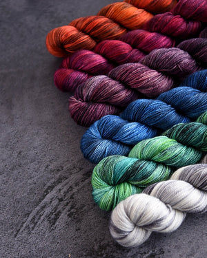 Destination Yarn Mini Skein Set Toxic Collection Tonal Colorways - MINI SKEIN SET