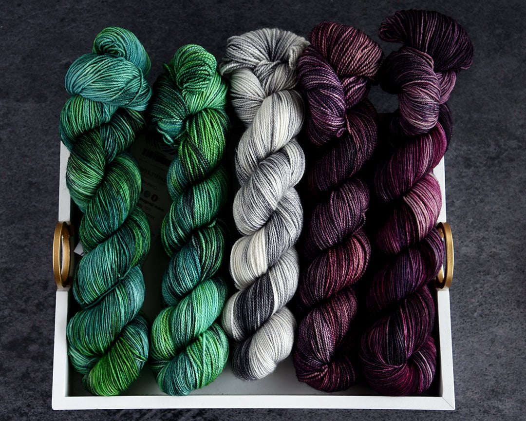 Destination Yarn Preorder Toxic Collection 5 Skein Shawl Kit - 01