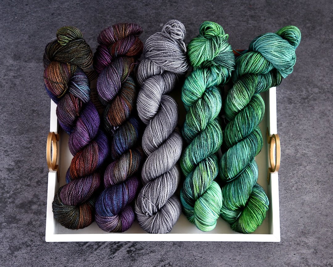 Destination Yarn Preorder Toxic Collection 5 Skein Shawl Kit - 04