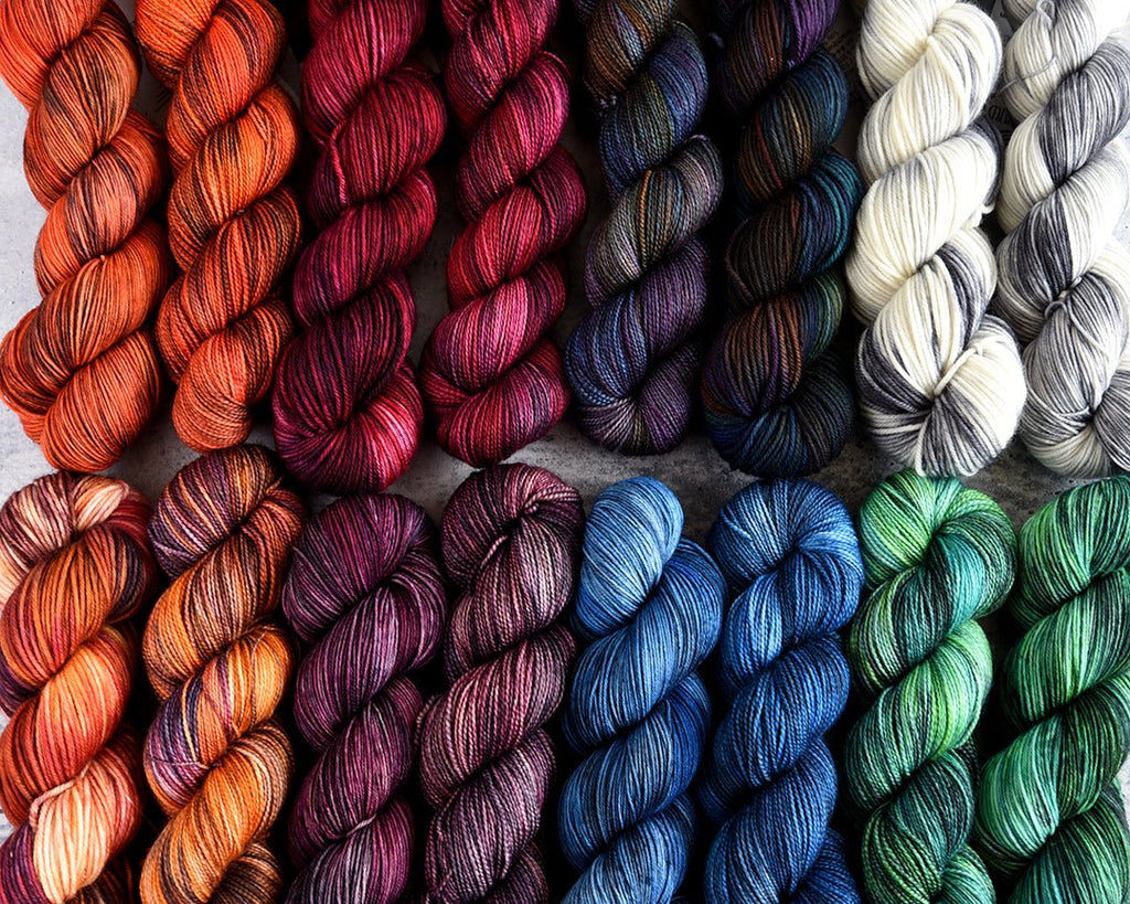 Indie dyed SW Merino Nylon Yarn 400 yd. Sock Yarn
