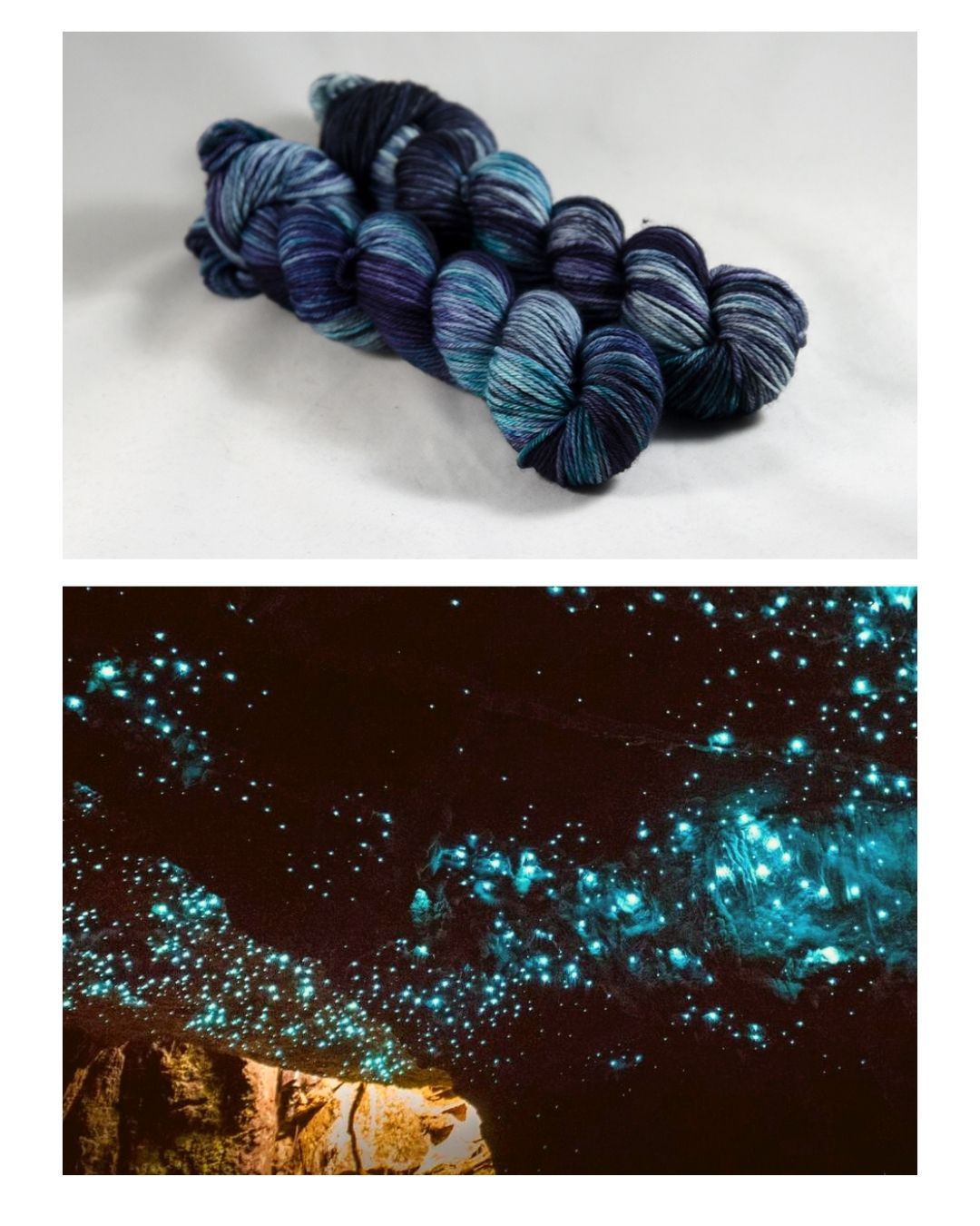 Destination Yarn Sport Weight Waitomo Glowworm Cave - Worsted Weight